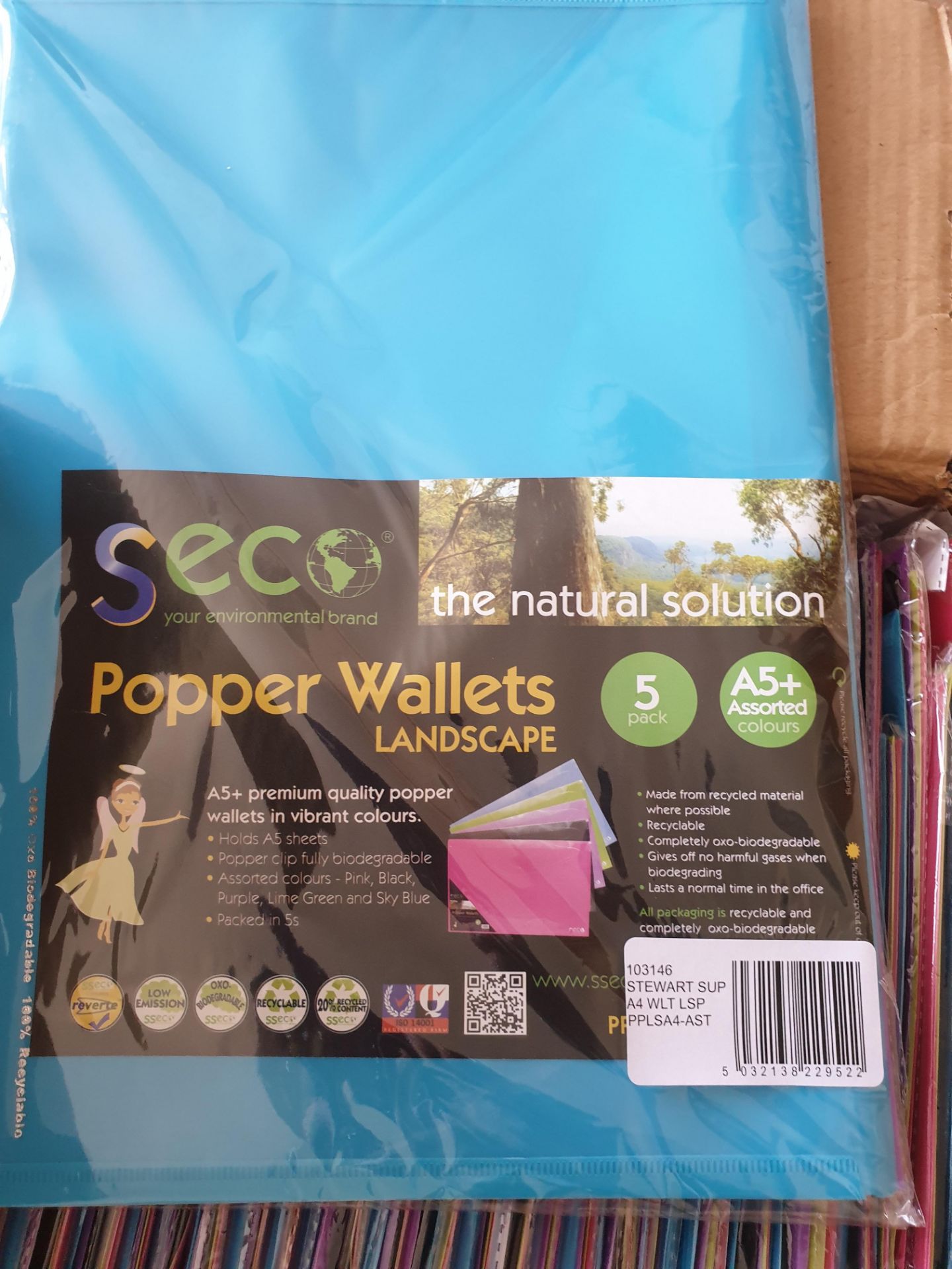 66 X Packs Of Seco Eco Popper Wallets