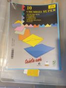 40 Packs Of Rainex Rocks Square Cut Folders Packs Of 10 Blue