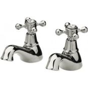 (TL151) Twyford Persuasion 3/4" Chrome Bath Taps Pair. Nostalgic, sleek and classy. The Persuas...