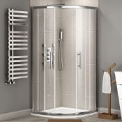 Twyfords 900x760mm - 8mm - Premium EasyClean quadrant shower enclosure. RRP £499.99.8mm Eas...