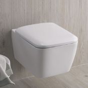 Keramag It! Back to wall Toilet Pan. The complete bathroom it!Brings clear modernity to the bat...