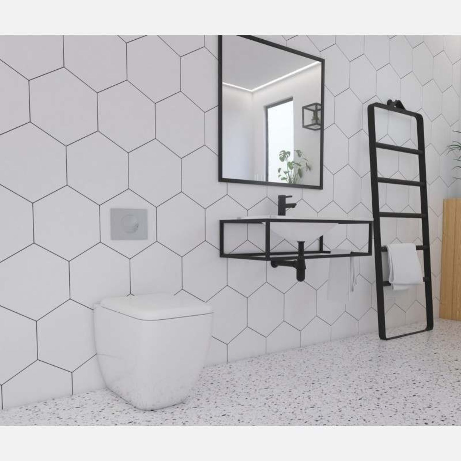 9M2 City Chic White Satin Ceramic Wall tile. Muted, satin tones from chalk white through to ric...