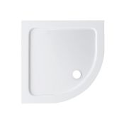 800x800mm Quadrant Ultra Slim Stone Shower Tray. RRP £224.99. Low profile ultra slim design Ge...