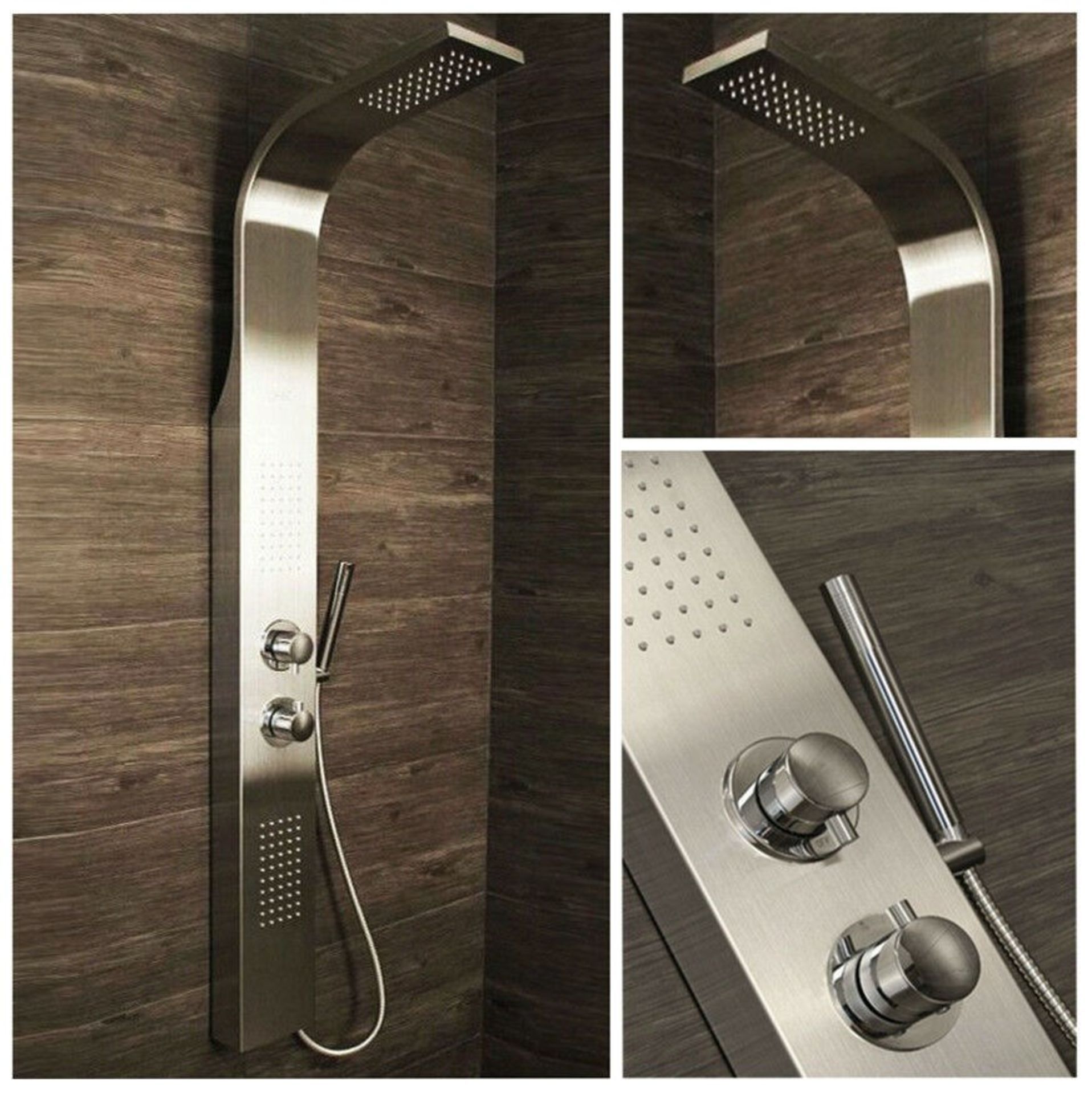 (MG40) Shower Panel Column Tower w/ Body Jets Waterfall Bathroom Thermostatic Manual. Featuri... - Image 3 of 3