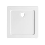 900x900mm Square Ultra Slim Stone Shower Tray. Low profile ultra slim design Gel coated stone r...