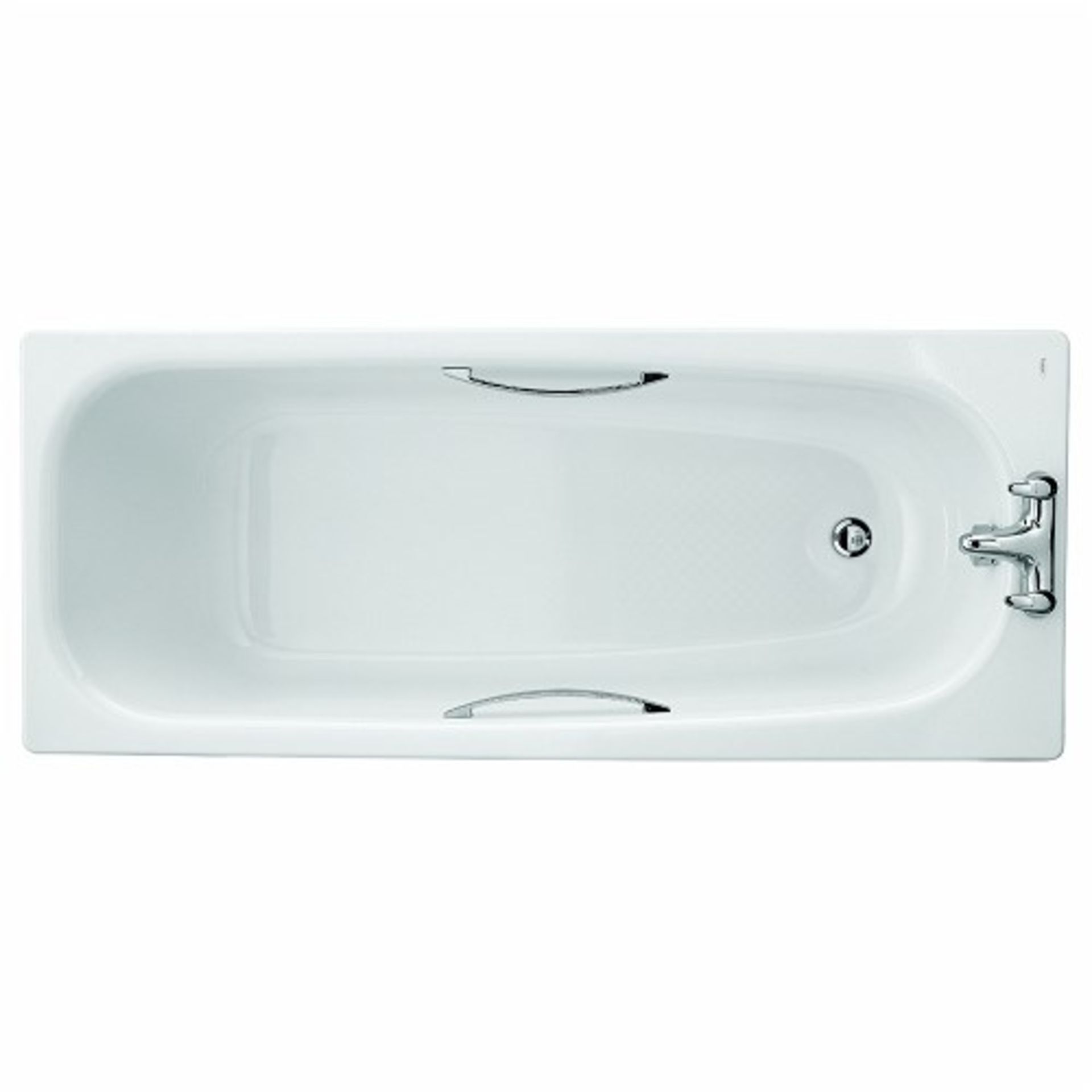 (W76) Twyfords Neptune Bath,1700x700, 2 Tap, Slip Resist, Sturdy And Rigid, 2.3mm Standard Gaug... - Image 2 of 2