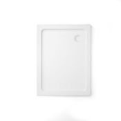 (PC42) 1000x760mm Rectangular Stone Shower Tray - Ultra Slim.RRP £299.99.Low profile ultra sli...