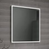 600x600mm Cosmic LED Mirror. RRP £399.99.ML4005, We love this mirror as it provides a warm gl...