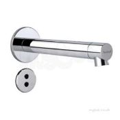 (W152) Twyford IR Wall Mounted Spout 234mm.Wall Mounted Infra Red Spout 234mm, Min. Operating ...