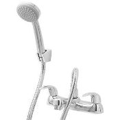 (W118) Blyth Chrome-plated Bath Shower mixer Tap. This traditional style chrome bath shower mix...