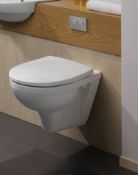 Twyford White Refresh Back to Wall Toilet, Floor Mounted Refresh Back to Wall Toilet.Seat not i...