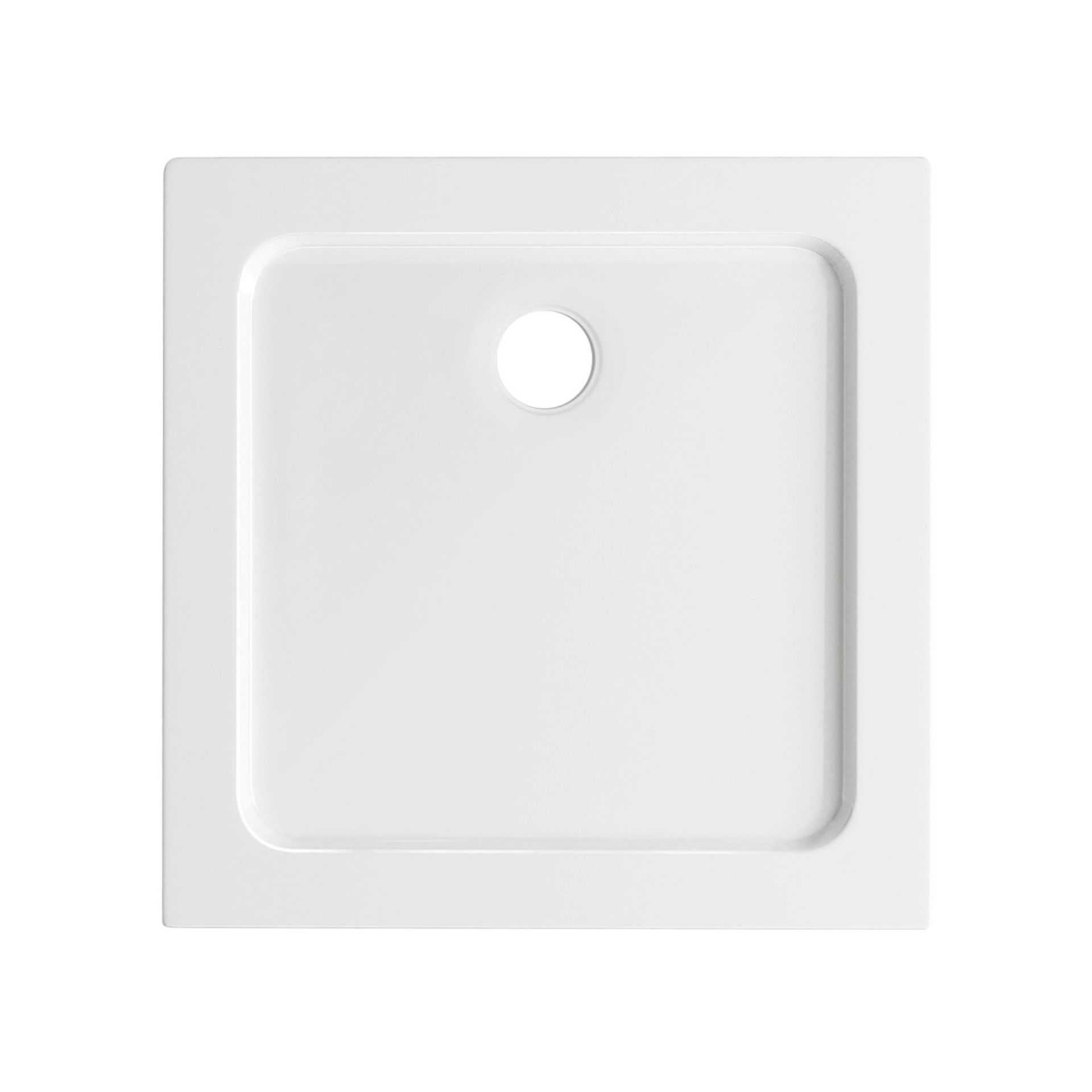 900x900mm Square Ultra Slim Stone Shower Tray. Low profile ultra slim design Gel coated stone r...