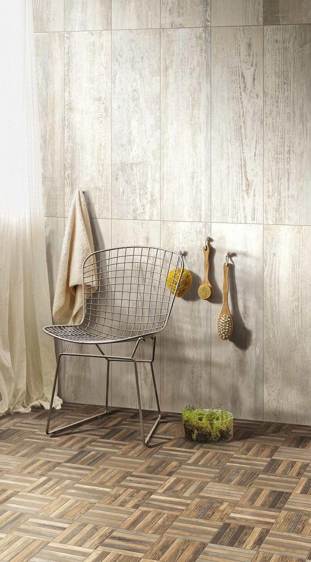 9.96m2 Norwegio Beige Matt Wood effect Ceramic Floor and Wall tiles. Room use: Any room, includ...