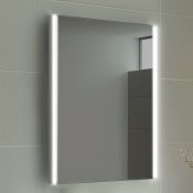 500x700mm Modern Illuminated Battery LED Light Bathroom Mirror. RRP £249.99. MC158 Ready to h...