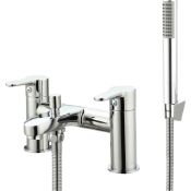 (W149) Lecci Chrome-plated Bath Shower mixer Tap This contemporary style chrome bath shower mi...