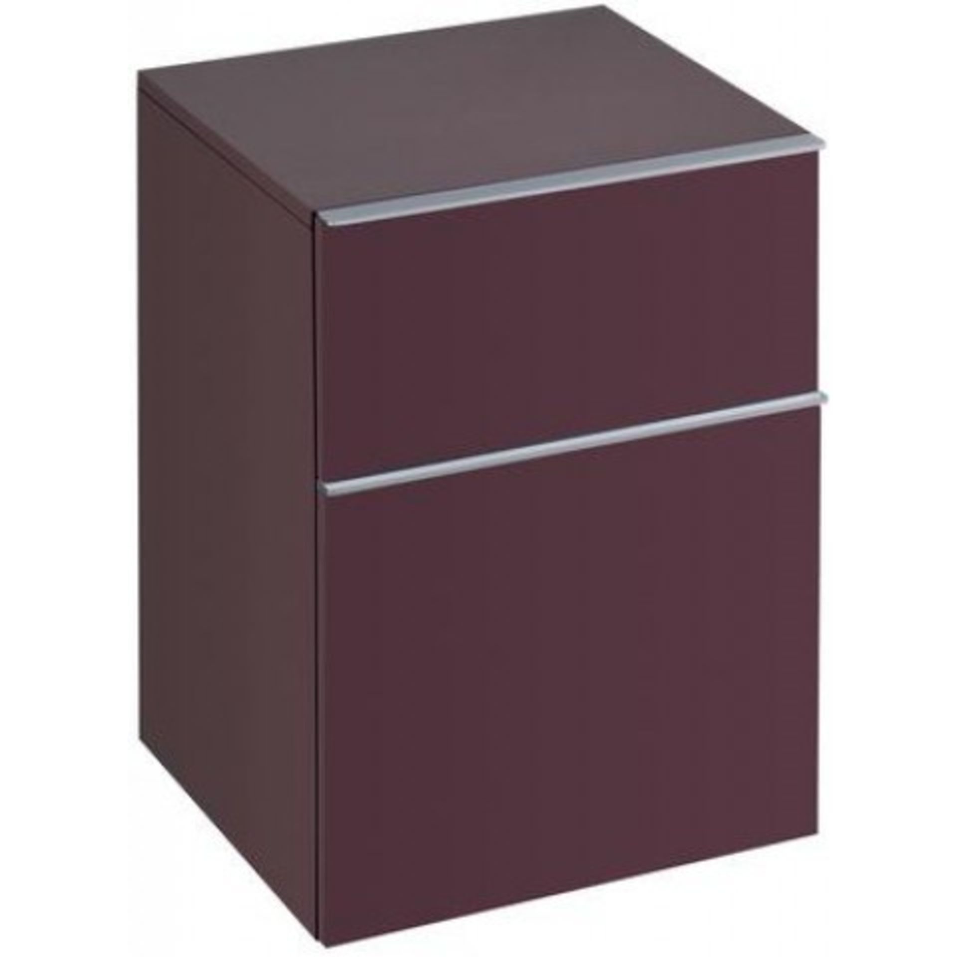 (WS70) Keramag Gerbit Icon 450mm Burgendy Side Cabinet. RRP £469.99.Add a pop of colour to yo... - Image 2 of 2