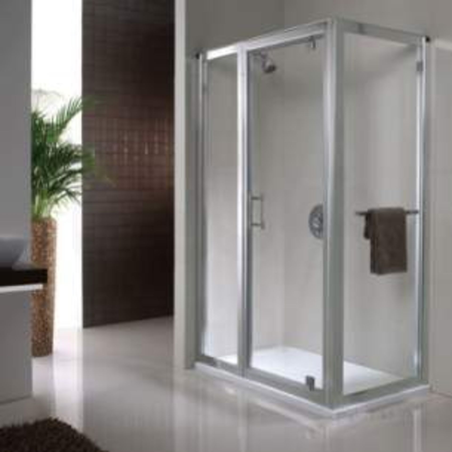 Twyfords In Line Panel 800mm G64990cp. In Line Panel 800mm,Consists Of Fully Framed Glass Pane...
