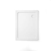 1000x900mm Rectangular Ultra Slim Stone Shower Tray. RRP £349.99. Low profile ultra slim desig...