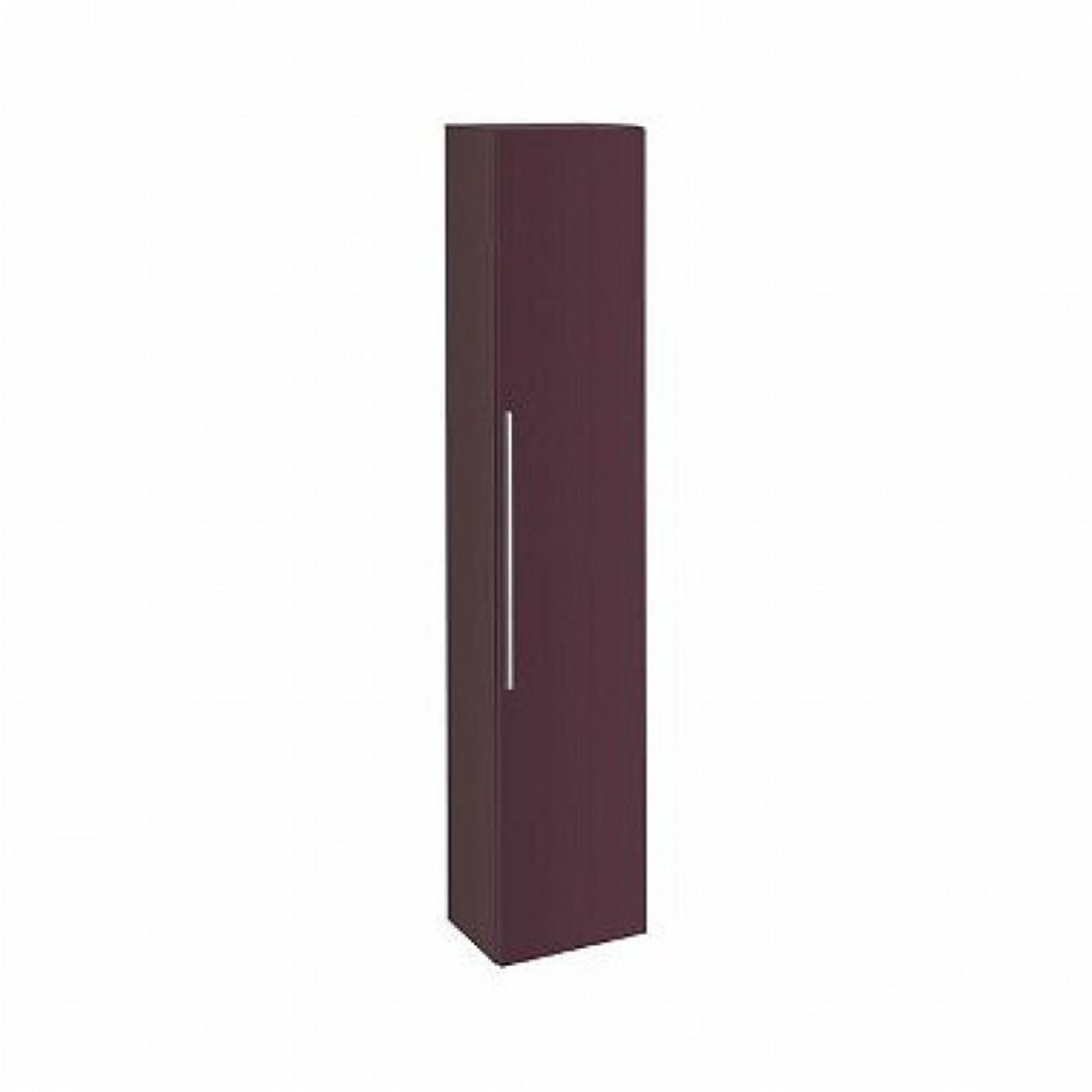 (XL144) Keramag iCon 1800mm Burgendy high gloss Side Cabinet Unit. RRP £459.99. Add a pop of c...( - Image 2 of 3
