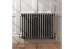 600x828mm Anthracite Double Panel Horizontal Colosseum Traditional Radiator.RRP £439.99.Create...