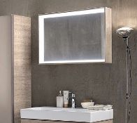(VD20) Keramag Citterio Natural Beige illuminated Mirror.RRP £687.99.If youre looking for a to...