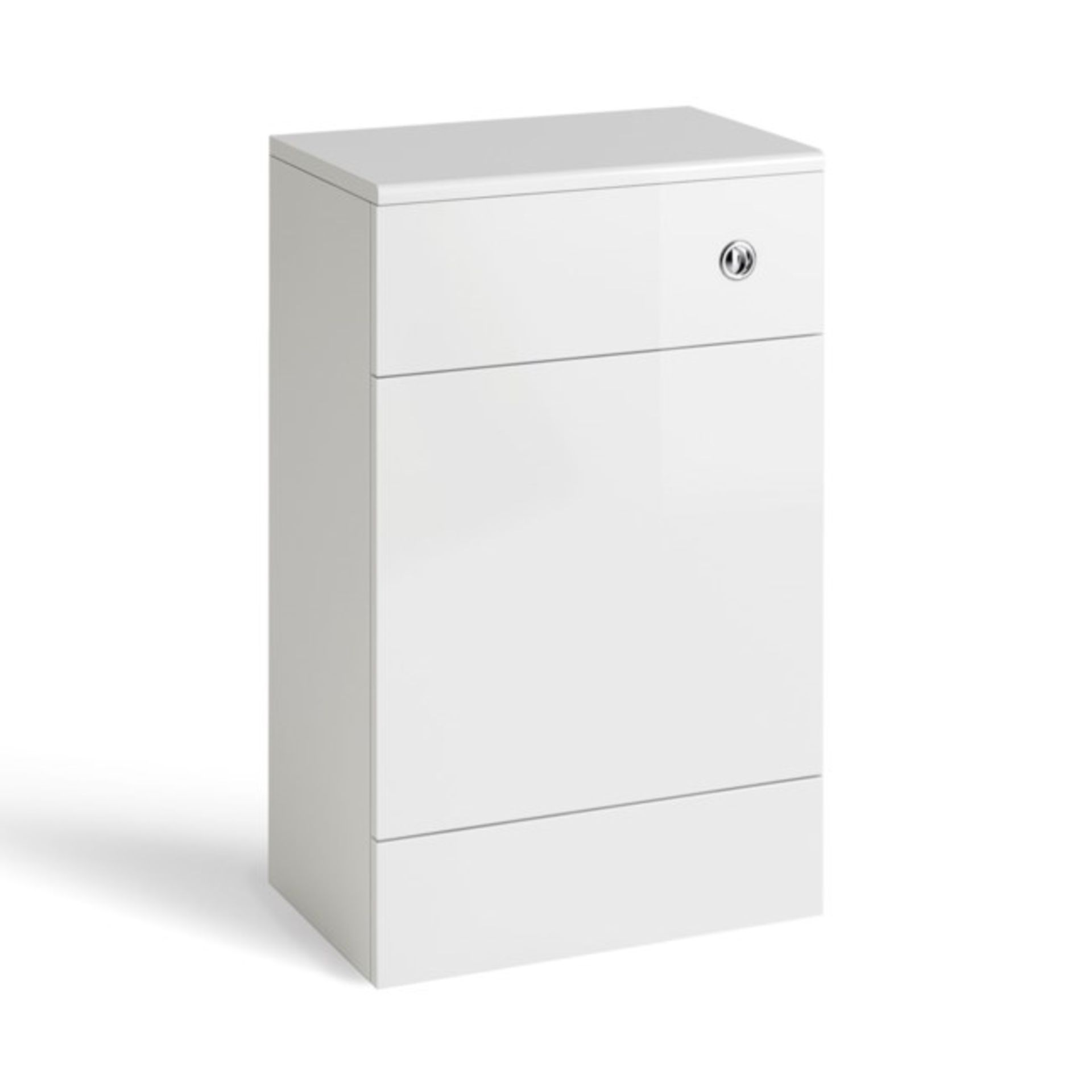 (CE40) 500mm Harper Gloss White Back To Wall Toilet Unit Our discreet unit cleverly houses any ... - Image 2 of 3