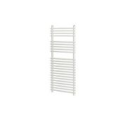 (CE158) 1100x500mm White Bosham Towel Rail Radiator. This high-quality towel warmer helps dry y...