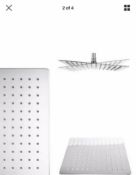 (CE37) 300mm Square Shower Head - Stainless Steel.