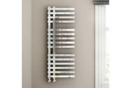 1200x450mm Chrome Designer Towel Radiator -Square Rail RRP £549.99 . RD1200450.We produce our ...