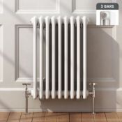 600x600mm White Triple Panel Horizontal Colosseum Traditional Radiator.RRP £399.99.For elegant...