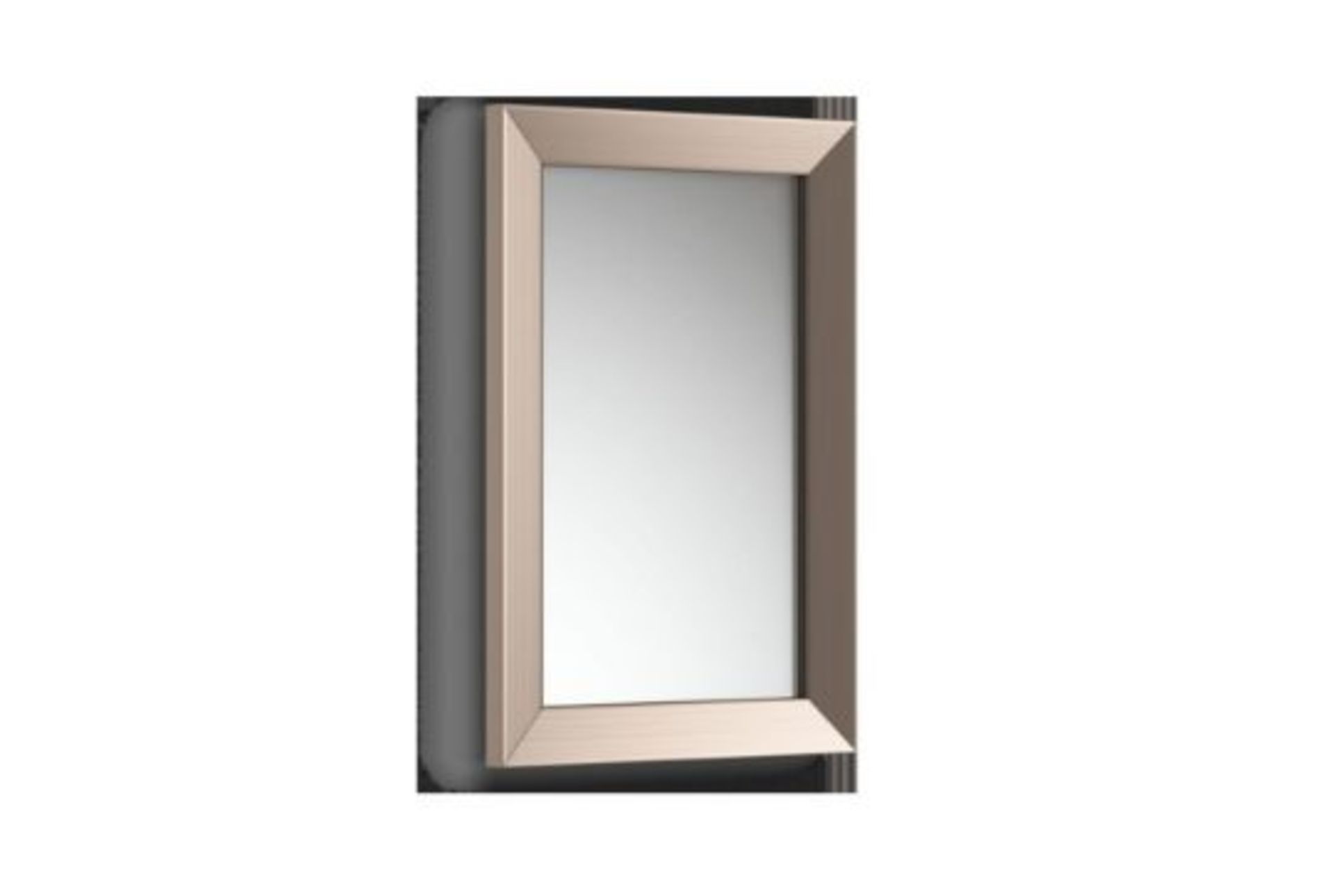 NEW & BOXED 300x450mm Clover Metallic Nickel Framed Mirror. Made from eco friendly recycled pl... - Image 2 of 3