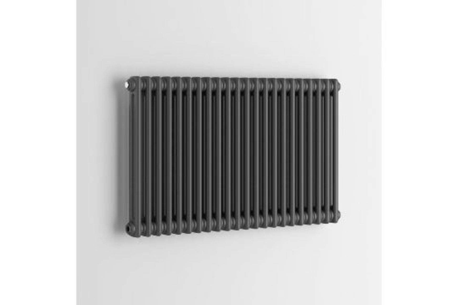 BRAND NEW BOXED 600x1008mm Anthracite Double Panel Horizontal Colosseum Traditional Radiator. ... - Image 3 of 3