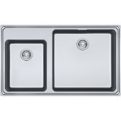 (JG67) NEW & BOXED Frames by Franke 1.5 BOWL SINK WITHOUT DRAINER WITH TAP LEDGE FSX 220-86 TPL...