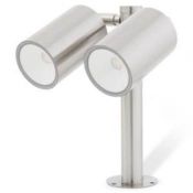 Brand New (CE110) Blooma Candiac Silver effect LED Spike light. This light is ideal for lighting and