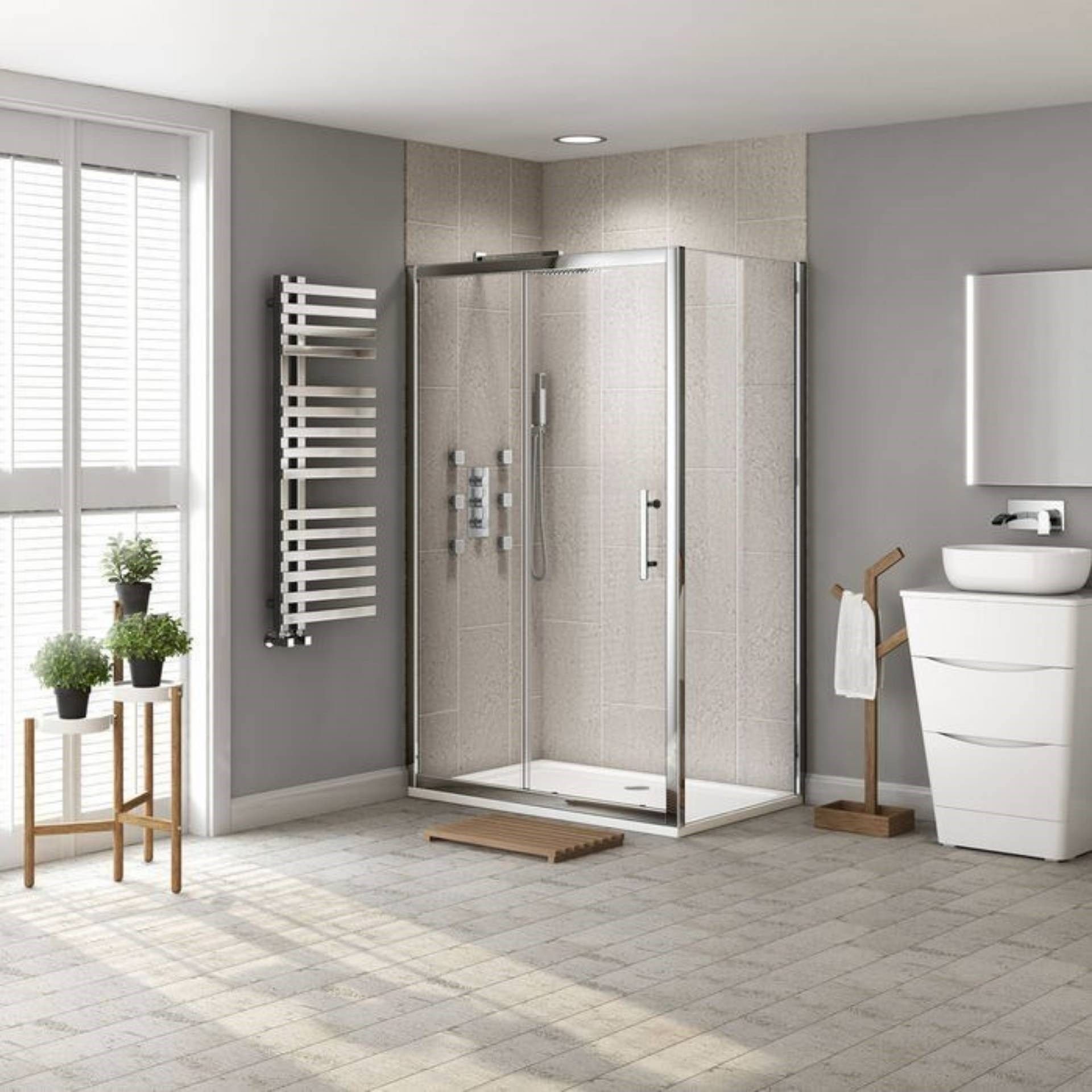 NEW & BOXED Twyfords 1100x900mm - Premium EasyClean Sliding Door Shower Enclosure.RRP £549.99.... - Image 2 of 3
