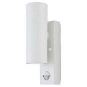 (JG144) NEW Blooma Candiac Adjustable Matt White Mains-powered LED Outdoor Wall light 760lm IP...