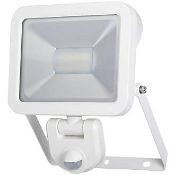 (DF82) NEW WEYBURN LED PIR FLOODLIGHT WHITE 20W COOL WHITE. Long lasting integrated LED. Ideal ...