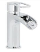 NEW (L162) Olmeto 1 lever Chrome-plated Waterfall Basin Mono mixer Tap. This modern style chrom...