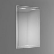 NEW & BOXED 500x700mm Bevel Mirror . Comes fully assembled for added convenience Versatile with...
