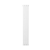 (MC199) NEW 1600x228mm White Panel Vertical Radiator. RRP £209.00.Made from low carbon steel...