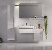 NEW Keramag Geribit iCon 600mm Alpine High Gloss Vanity unit. RRP £860.99. Comes complete wi...