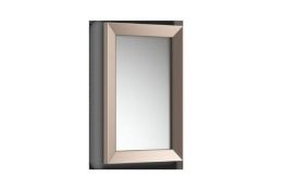 NEW & BOXED 300x450mm Clover Metallic Nickel Framed Mirror. Made from eco friendly recycled pl...