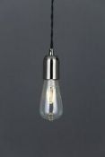 NEW (Z162) Bronze effect Pendant Ceiling light. Bring an industrial touch to your home with thi...