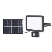 NEW (L140) Blooma Kenora Matt Charcoal Solar-powered LED PIR External Flood light