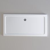 NEW 1600x800mm Rectangular Ultra Slim Stone Shower Tray. Low profile ultra slim design Gel coa...