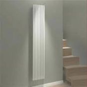 Brand New (XL93) 1800x300mm Kensal Vertical Designer Radiator White Painted (H)1800 mm (W)300 mm. Th