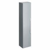 Brand New (CE87) Twyfords 1800mm Grey Tall Storage Unit. RRP £864.99.One door with soft closing mech
