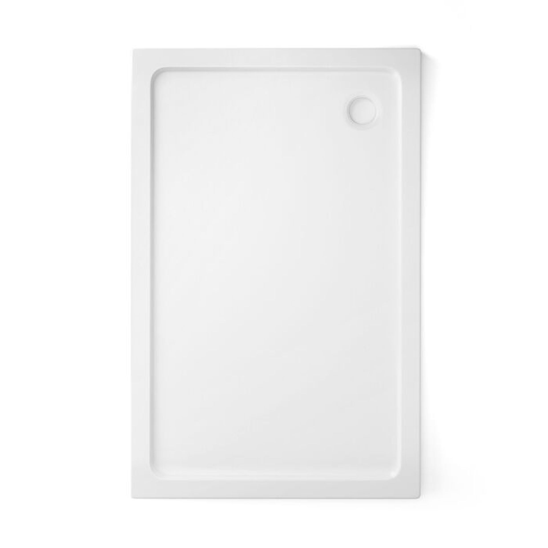 NEW 1400x900mm Rectangular Ultra Slim Stone Shower Tray. Low profile ultra slim design Gel coat...