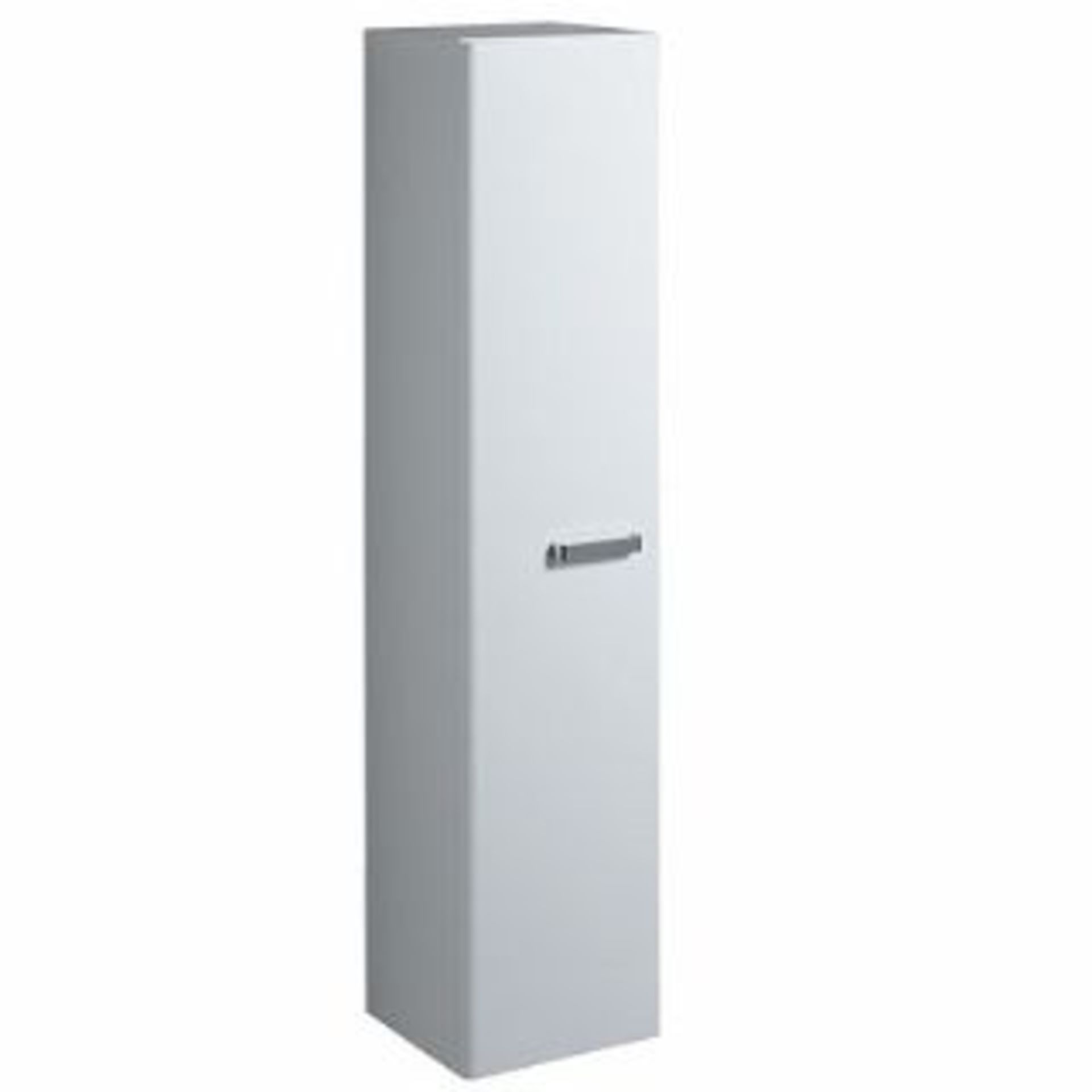 Brand New (DE100) Twyford 1730mm White Tall Furniture Unit. RRP £863.99. White gloss finish Wall mou