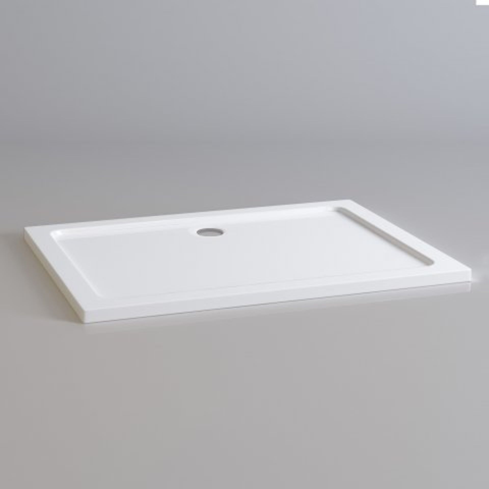 NEW 1200x800mm Rectangular Ultra Slim Stone Shower Tray. RRP £399.99.Our brilliant white tra... - Image 2 of 2